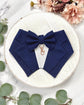 Navy Blue Wedding Dog Tuxedo Bandana, Ring Bearer Outfit For Pets