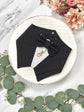 Black Wedding Dog Tuxedo Bandana: Ring Bearer Outfit for Pets