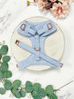 Made-to-Measure Light Blue Wedding Dog Tuxedo Harness: Custom Ring Bearer Outfit for Pets