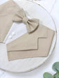 Natural Beige Wedding Dog Tuxedo Bandana, Ring Bearer Style Available, Custom Bow Tie Colour