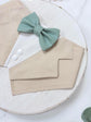 Beige Wedding Dog Tuxedo Bandana, Ring Bearer Style Available, More Colours Available