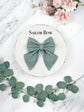 Sage dog bow, available in sailor bow and bow tie, optional with matching sage green dog collar, perfect for wedding and parties