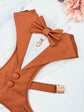 Bespoke Terracotta Dog Tuxedo Harness: Outfit for Dog Ring Bearer
