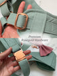 Bespoke Dog Wedding Tuxedo Harness: Sage Green Formal Dog Suit with Custom Bow Tie