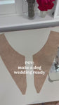 Taupe Wedding Dog Tuxedo Bandana, Ring Bearer Style Available, More Colours Available