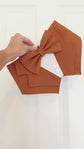 Terracotta Dog Wedding Tuxedo Bandana, Ring Bearer Attire for Pup of Honour