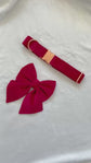 Red Velvet Dog Bow Tie or Sailor Bow - Christmas Dog Gift
