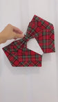 Royal Stewart Tartan Dog Tuxedo Bandana, Scottish Checks Wedding Waistcoat for Clan Stewart
