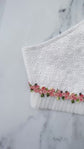 Wedding Dog Bandana for girl pup,  White Wedding Dog Bandana, Flower Girl Dog Bandana, wedding girl pup suit, flower girl pup wedding attire