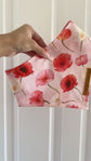 Remembrance Day Poppy Dog Bandana – Wildflower Poppy Pet Bandana – Girl Puppy Dog Bandana