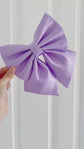 Lilac Silk Dog Bow – Purple Sailor Bow or Bow Tie