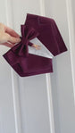 Plum Satin Dog Tuxedo Bandana: Wedding Ring Bearer Attire
