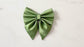 Spring Green Dog Sailor Bow, Dark Sage | Olive Green | Pistachio Green Silk Satin, Sage Green Dog Collar and Bow Set – Wedding dog attire