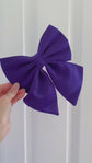 Purple Dog Bow, Available in Sailor bow and Bow Tie Style, Violet Dog Collar and Bow set, luxurious dog bow, optional with collar