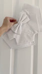 Pure White Velvet Wedding Dog Tuxedo, Solid White Tuxedo Bandana, Optional Upgrade to Ring Bearer, Perfect for Wedding parties