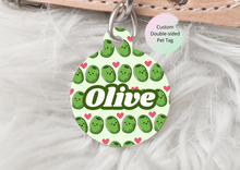 Load image into Gallery viewer, Cute Green Olives Pet ID Tag