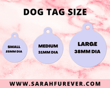 Load image into Gallery viewer, Pink Leopard Print Pet ID Tag