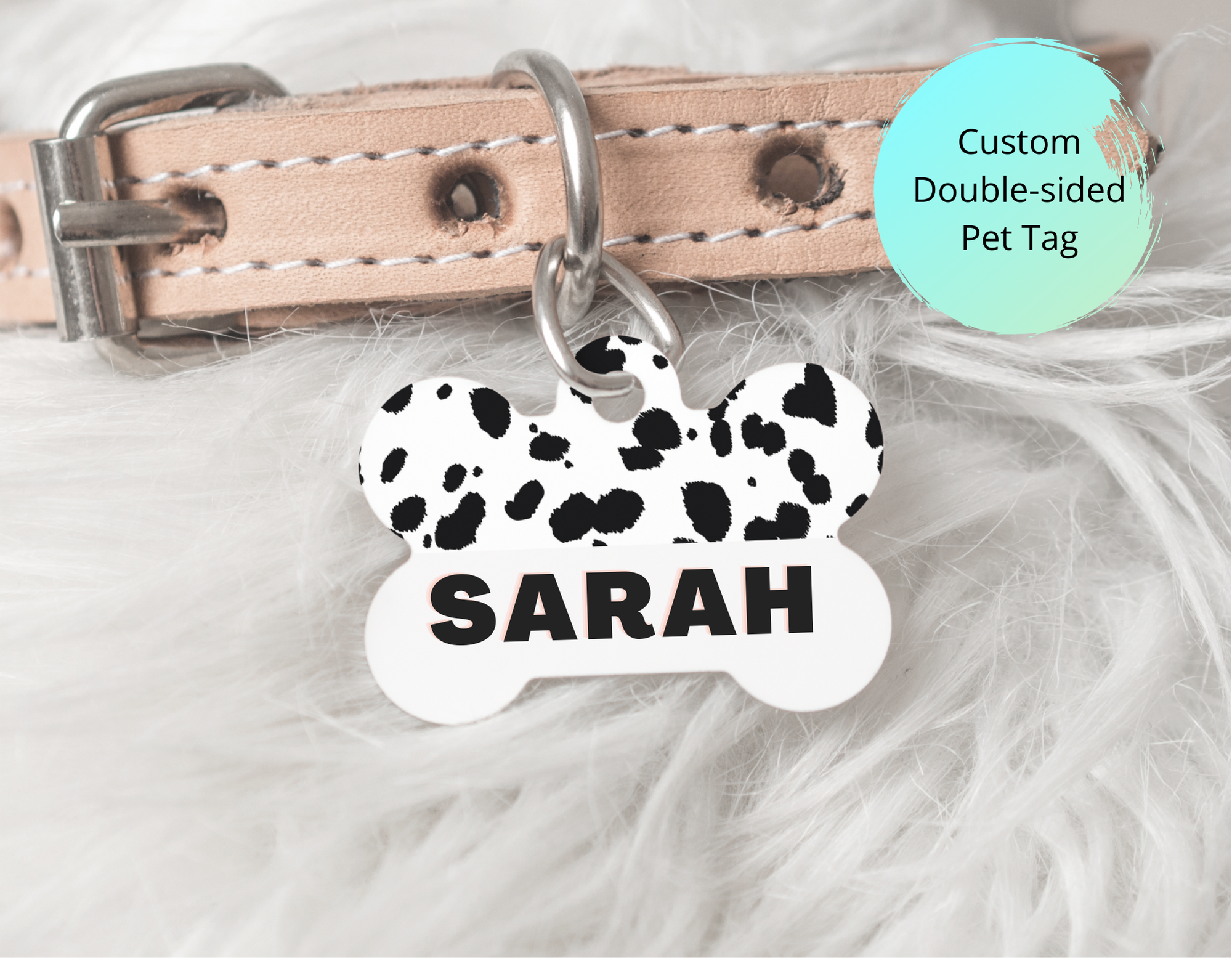 Personalized Pet Tag-double Sided Pet Tag-personalized Dog Bone ID