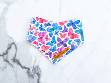 Load image into Gallery viewer, Rainbow Butterfly Dog Bandana