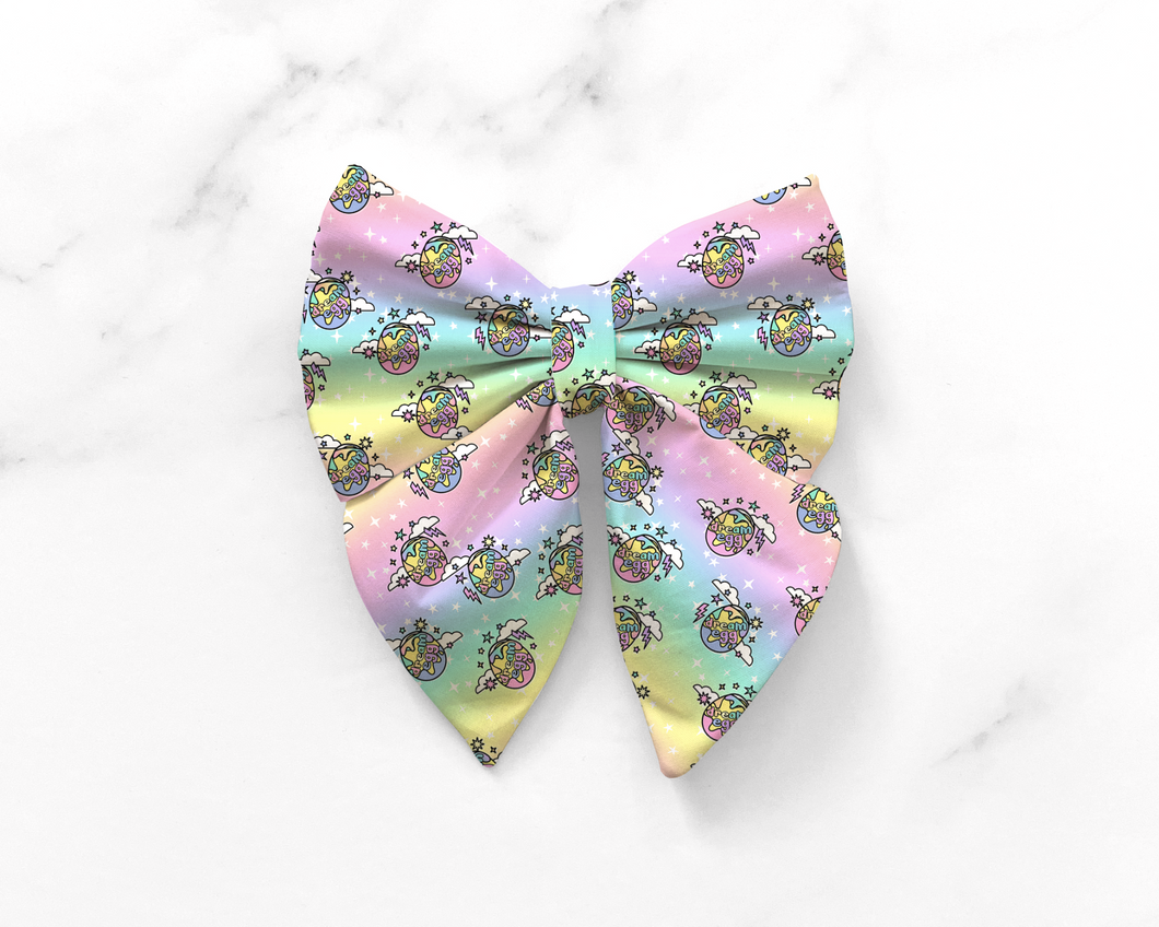Easter Dream Eggs Pet Bow, Available in bow tie and sailor bow