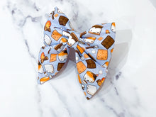 Load image into Gallery viewer, Gimme S’more bow tie/ sailor bow
