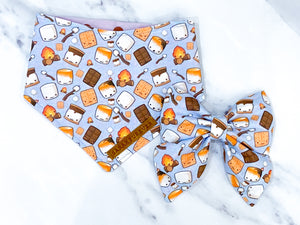 Gimme S’more bow tie/ sailor bow
